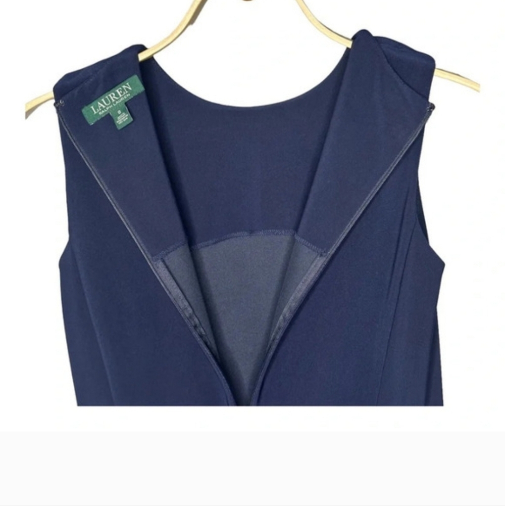 NWT Lauren Ralph Lauren Sleeveless Dress Size 16 - Picture 6 of 10